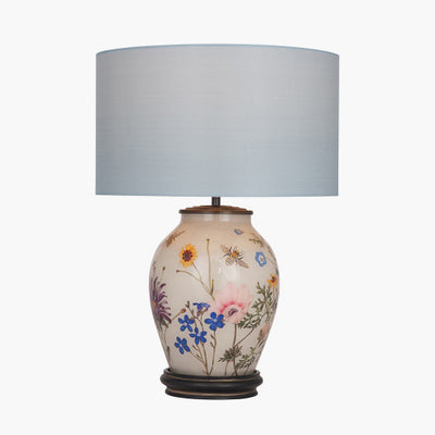 Jenny Worrall 35cm RHS Wildflower Medium Glass Lamp Base *NEW* - TheArtistsQuarter