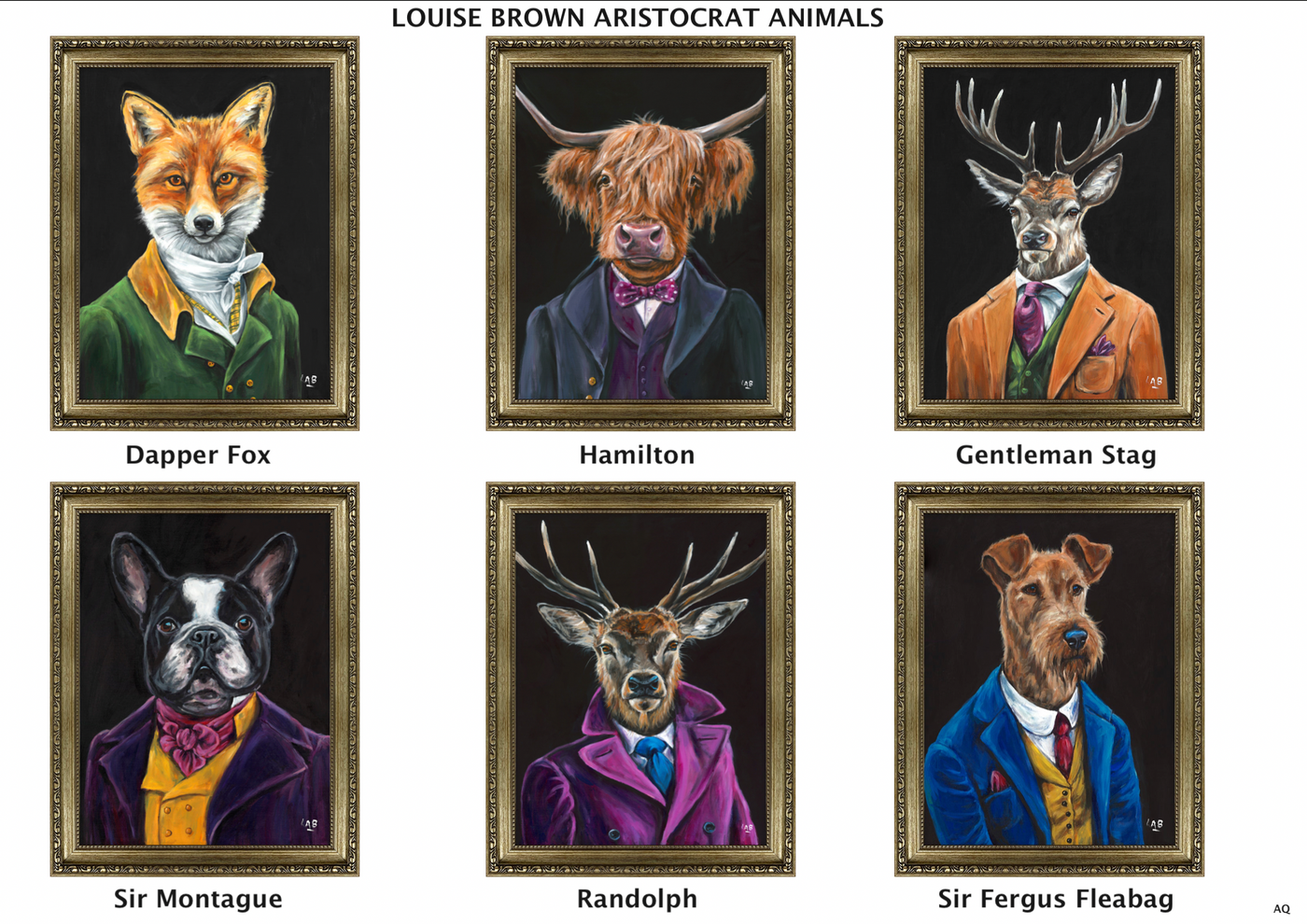 Sir Montague Barksalot (Small) By Louise Brown *EXCLUSIVE* - TheArtistsQuarter