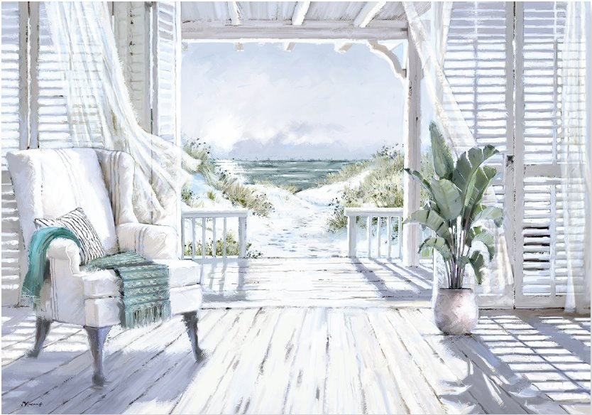 Beach Whispers Canvas By Richard MacNeil *EXCLUSIVE* - TheArtistsQuarter
