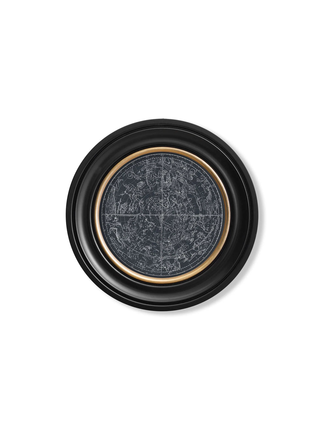 c.1800 Map of Constellations - Round Frame - TheArtistsQuarter