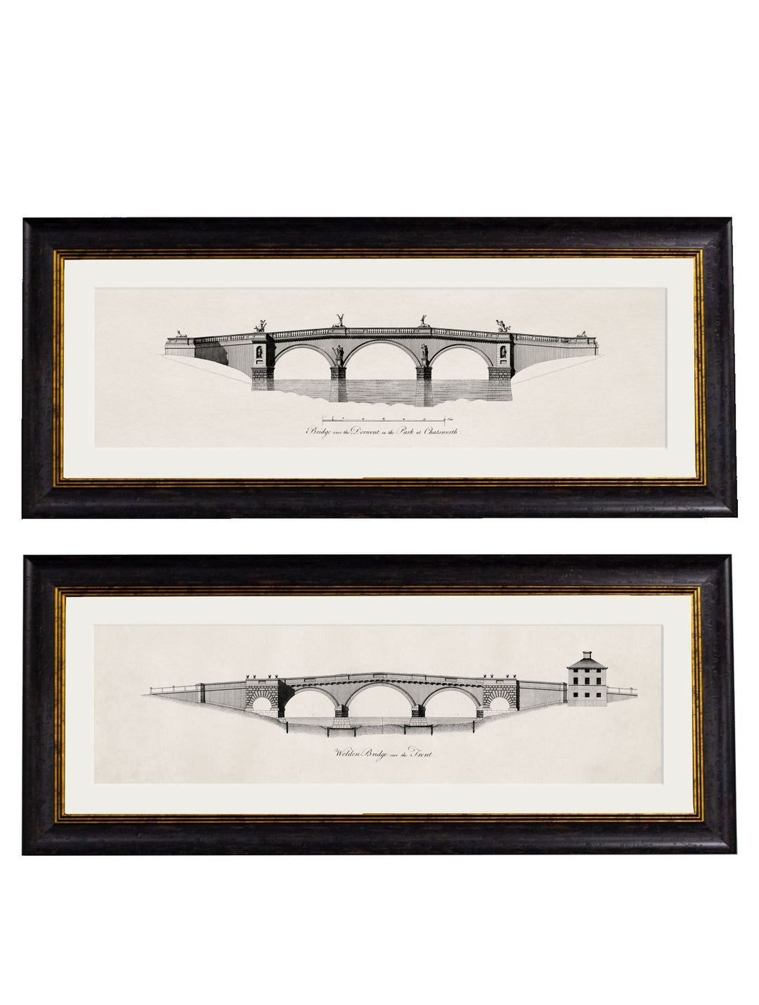 c.1700's Architectural Elevations of Bridges - TheArtistsQuarter