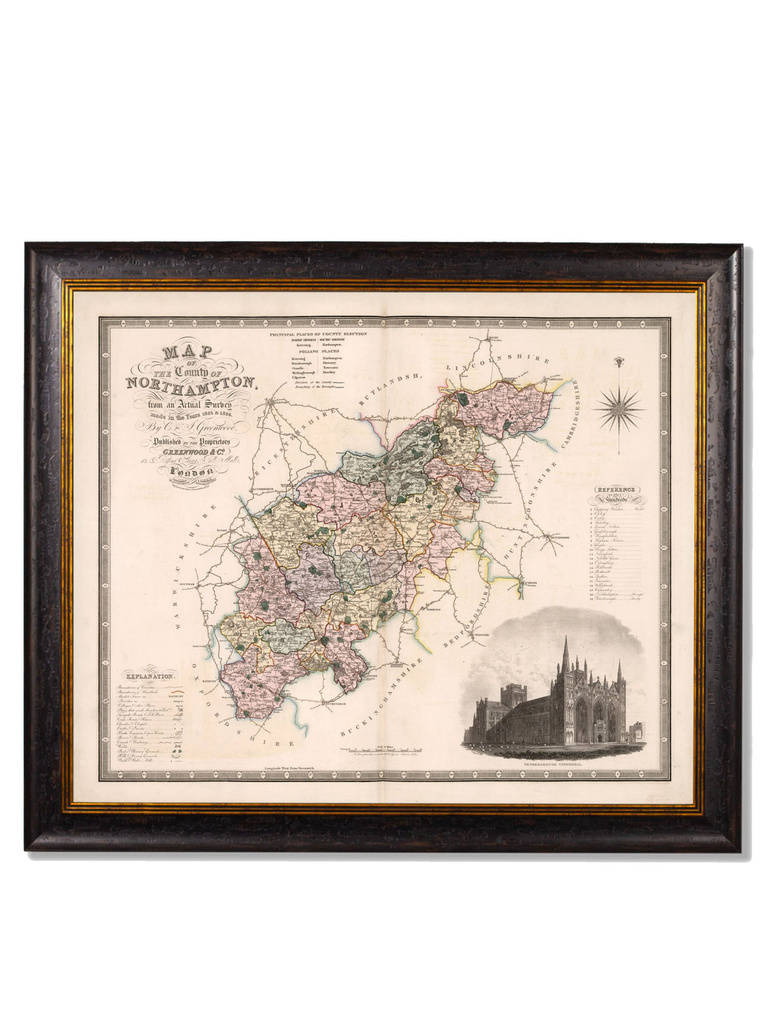 C.1830 County Maps of England - TheArtistsQuarter