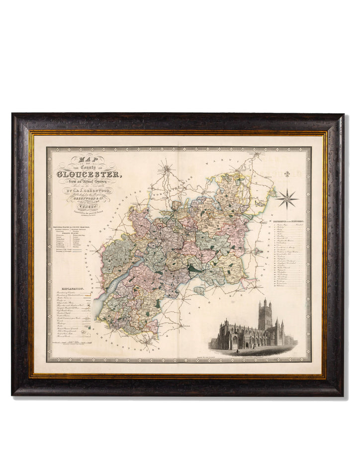 C.1830 County Maps of England - TheArtistsQuarter