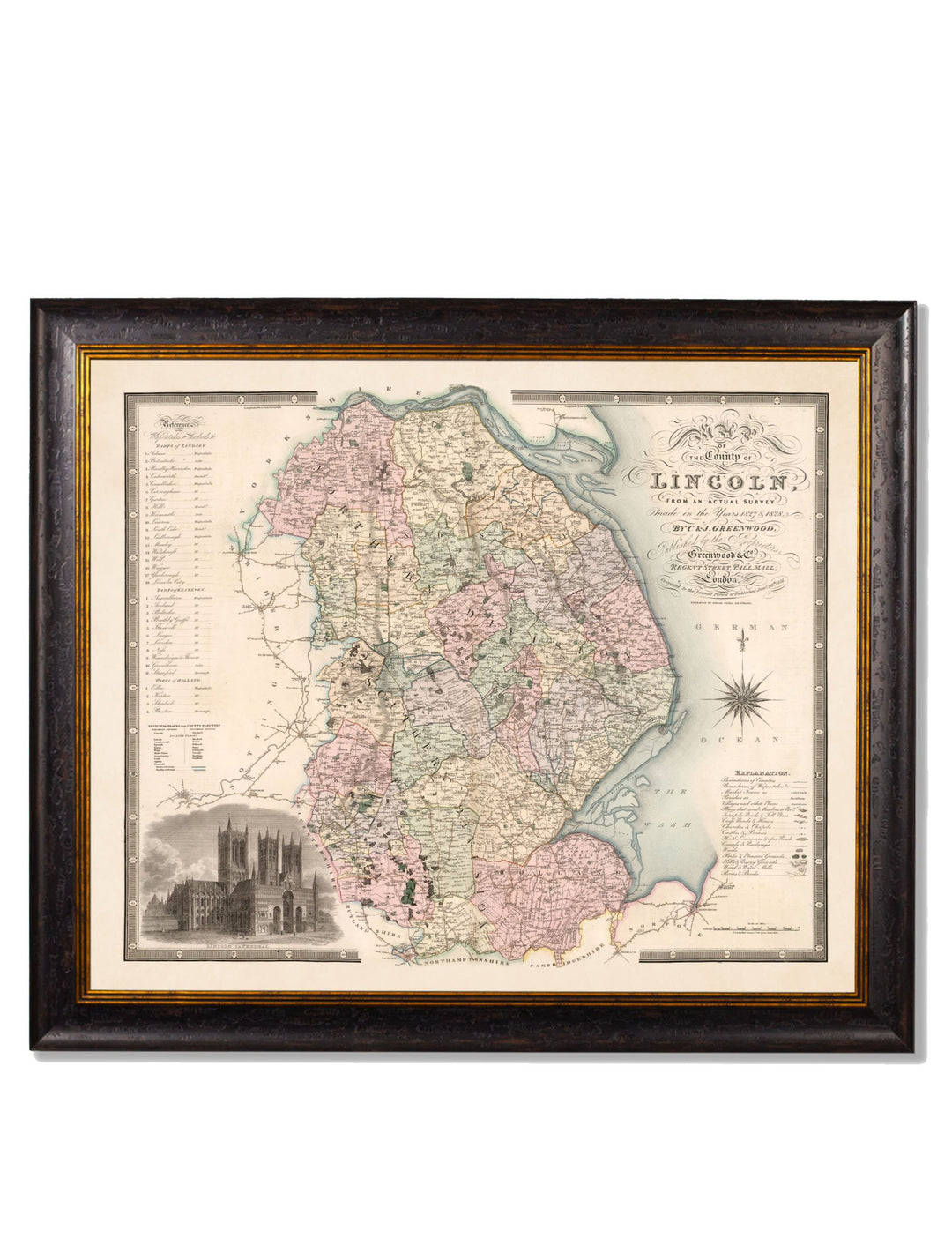 C.1830 County Maps of England - TheArtistsQuarter