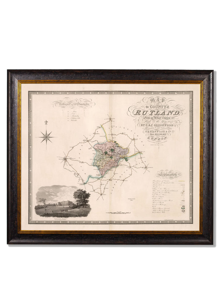 C.1830 County Maps of England - TheArtistsQuarter