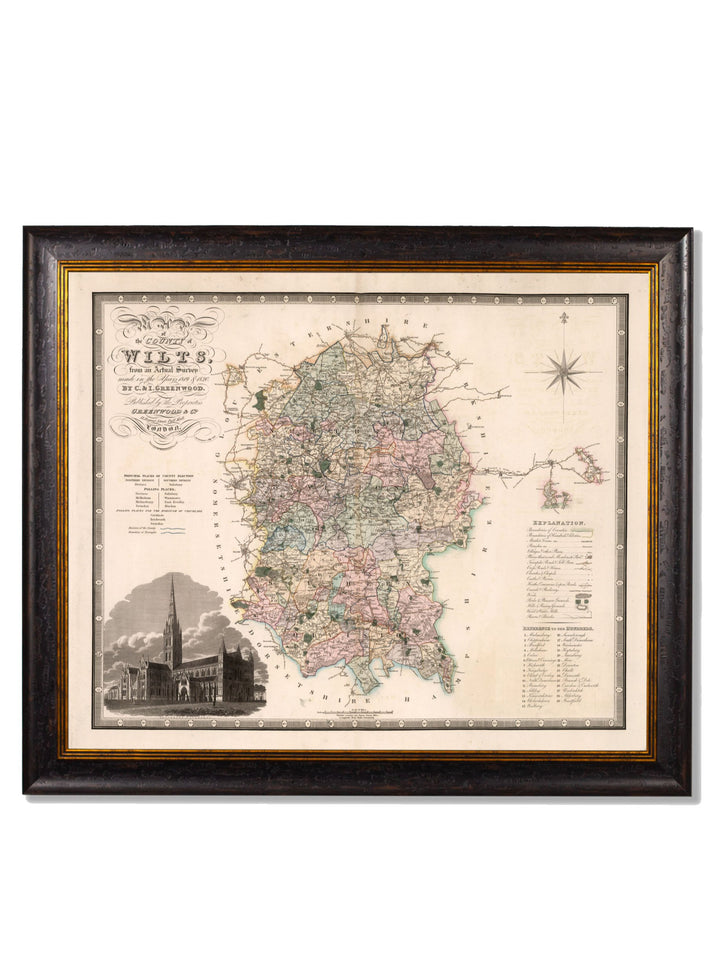 C.1830 County Maps of England - TheArtistsQuarter