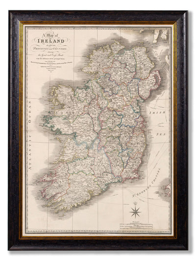 C.1838 MAP OF IRELAND - TheArtistsQuarter