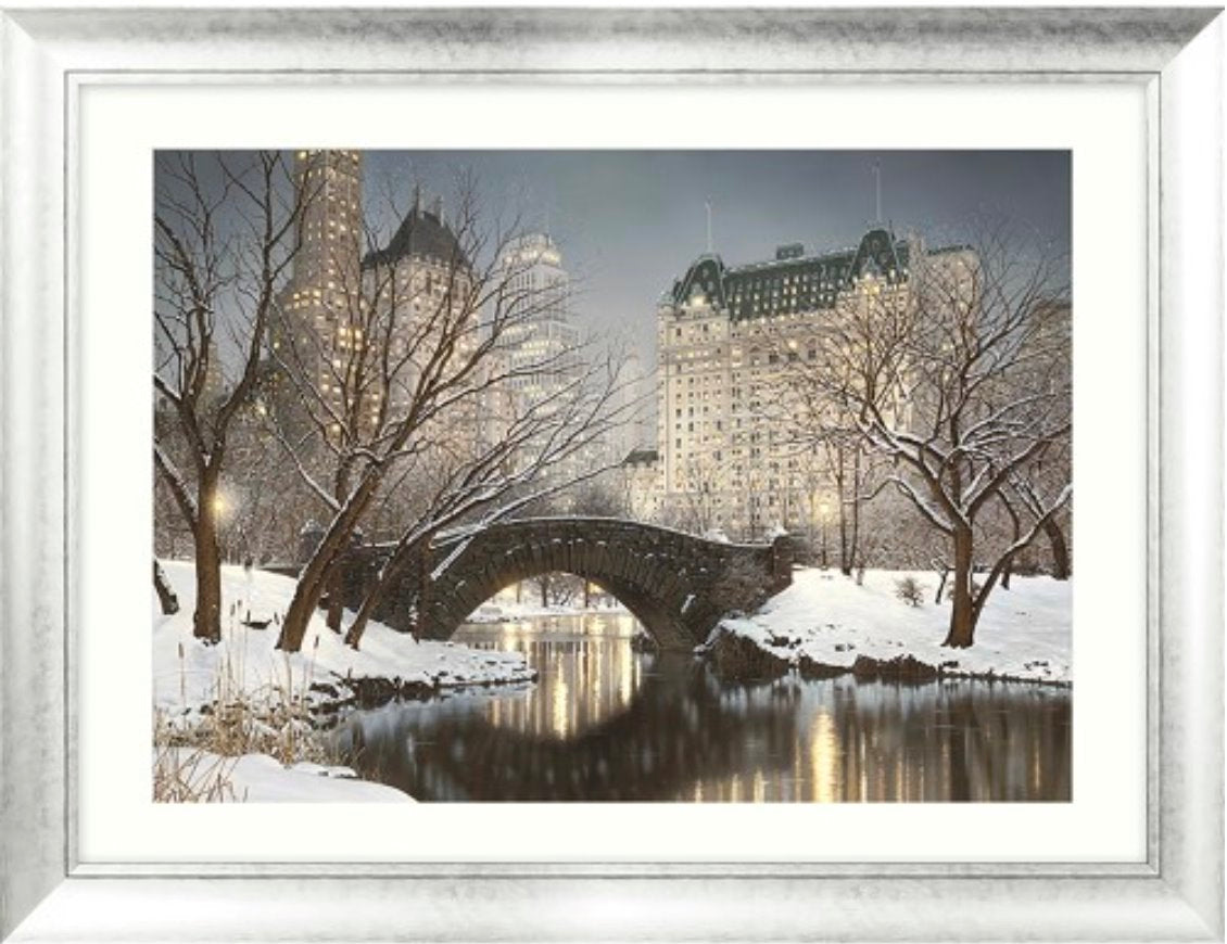 Central Park Winter By Rod Chase - TheArtistsQuarter