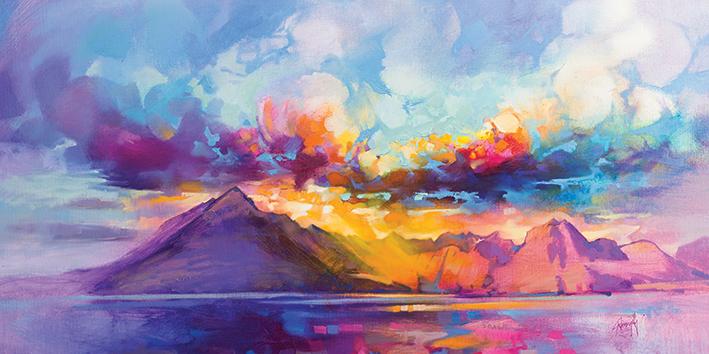 Cuillins Ridge By Scott Naismith - TheArtistsQuarter