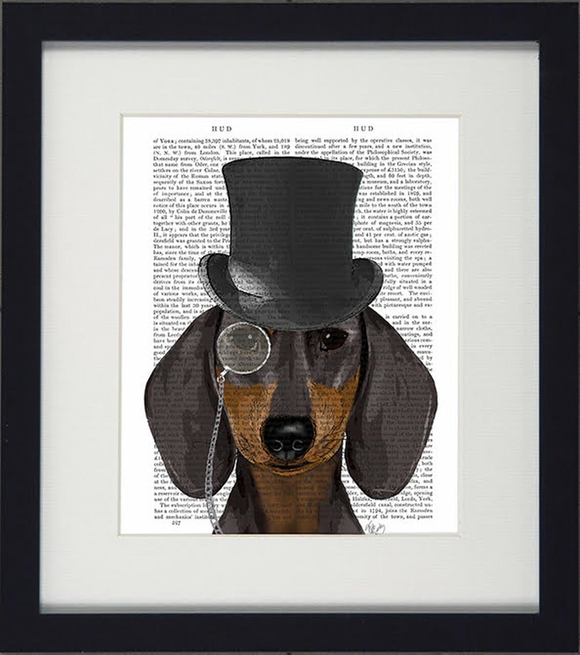 Formal Dogs I (Dachshund) Picture - TheArtistsQuarter