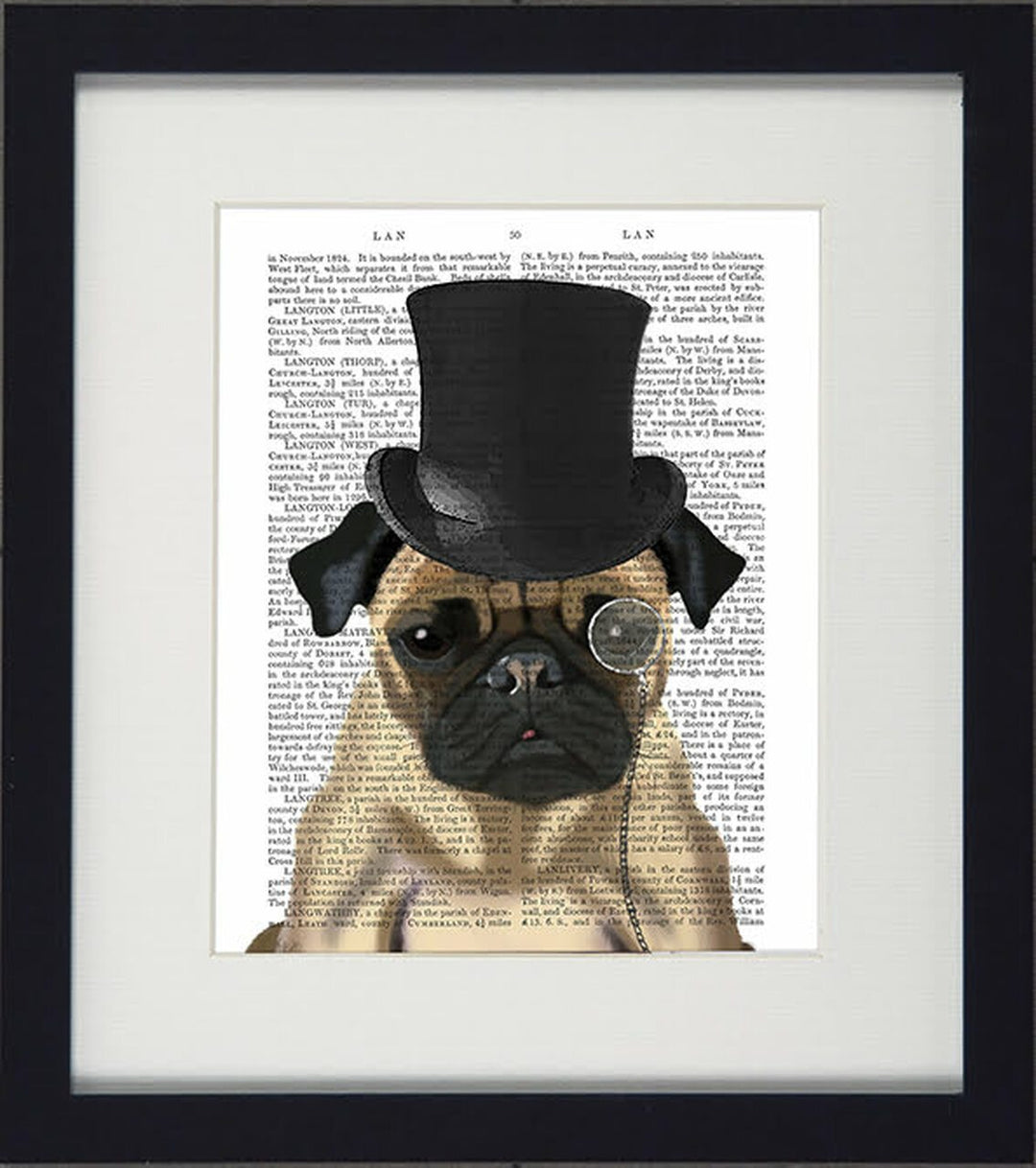 Formal Dogs 5 (Pug) Picture - TheArtistsQuarter