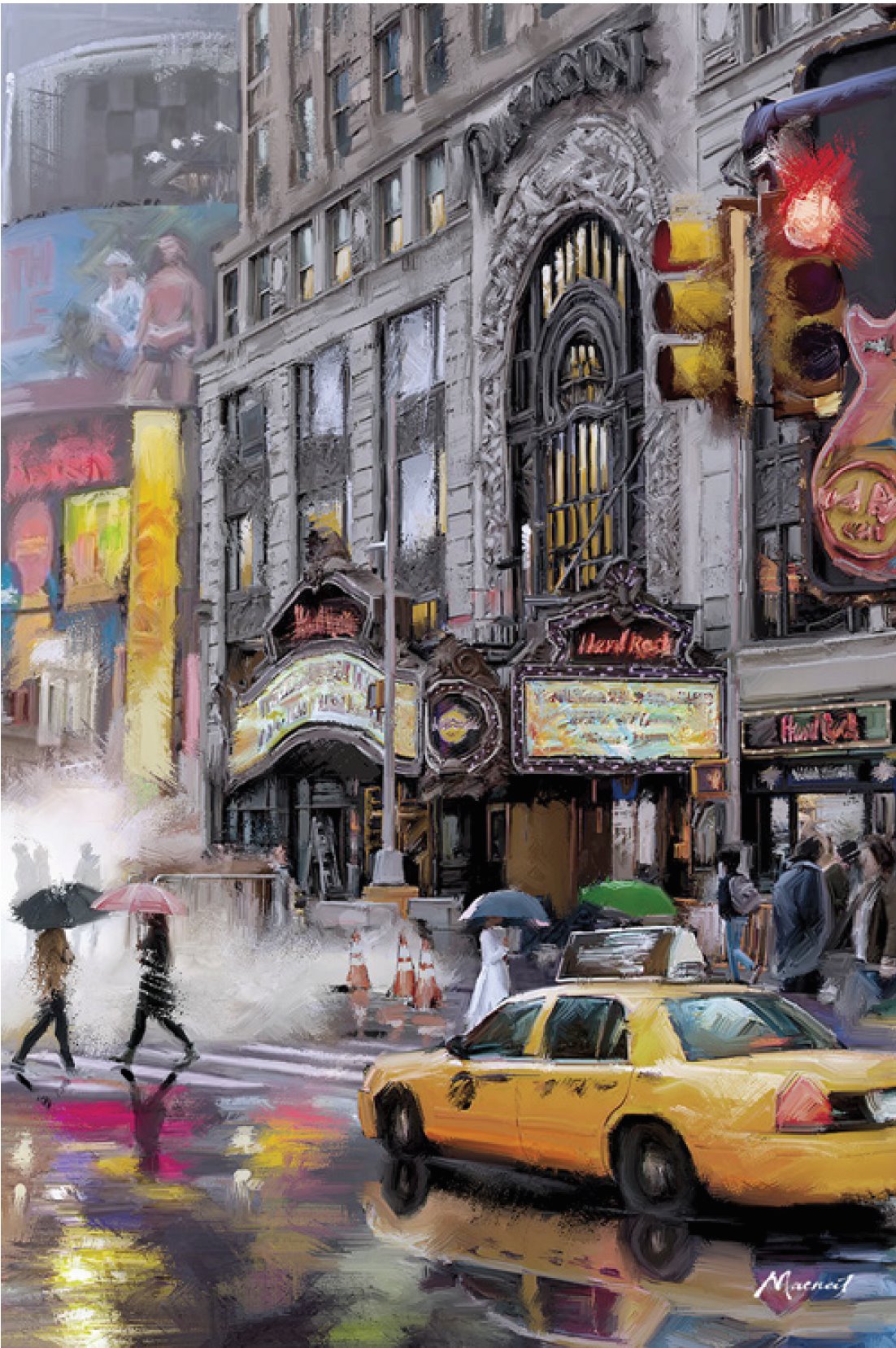 Hard Rock Cafe Detail II By Richard MacNeil Exclusive to Artists' Quarter - TheArtistsQuarter