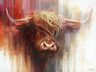 Red Bull (Large) By Ben Jeffrey (Limited Edition) - TheArtistsQuarter