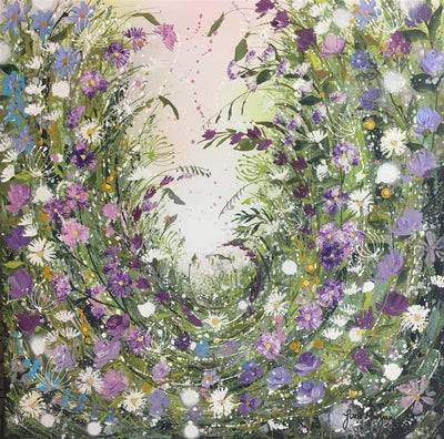 Floral Twist By Jane Morgan (Original) - TheArtistsQuarter