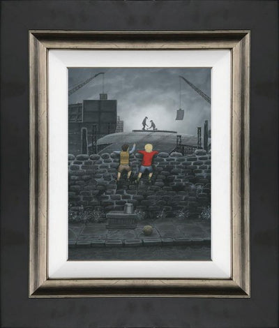 Give Us A Wave Dad Canvas By Leigh Lambert Limited Edition - TheArtistsQuarter