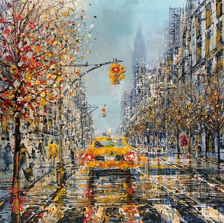 Downtown Manhattan By Nigel Cooke (Signed Limited Edition on Canvas) *RESERVED* - TheArtistsQuarter