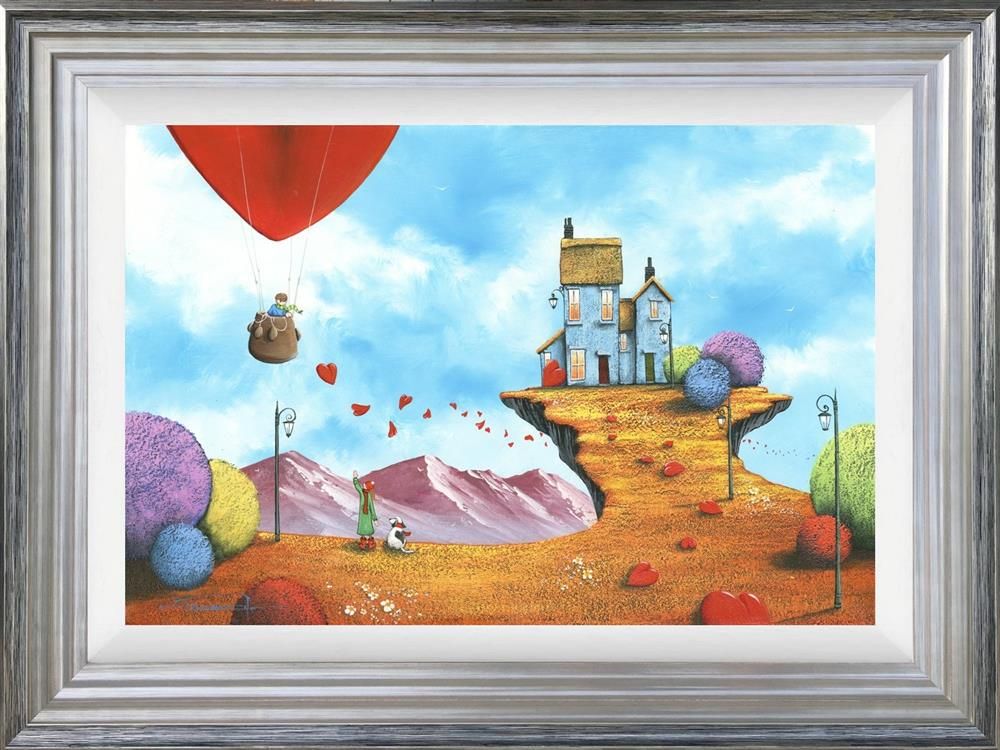 Our Cliff Top House By Dale Bowen (Signed Limited Edition on Canvas) - TheArtistsQuarter