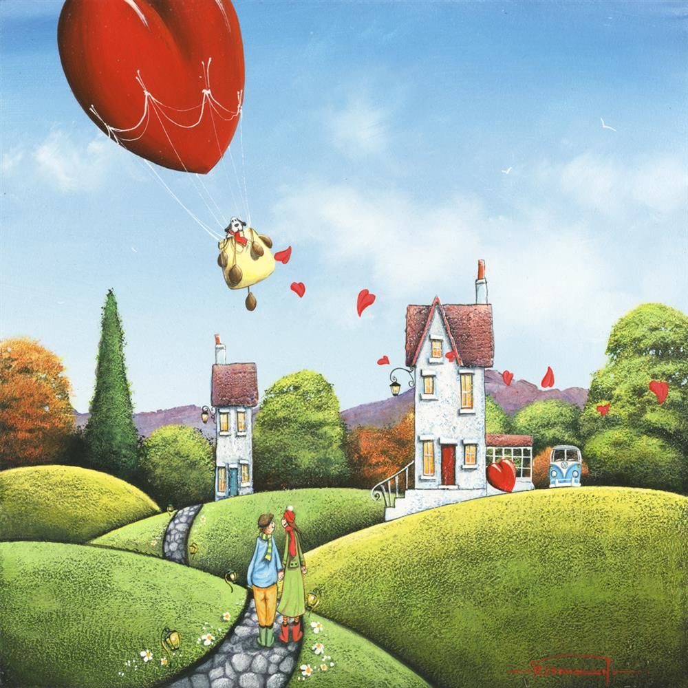 Love Flies High By Dale Bowen (Signed Limited Edition on Canvas) - TheArtistsQuarter