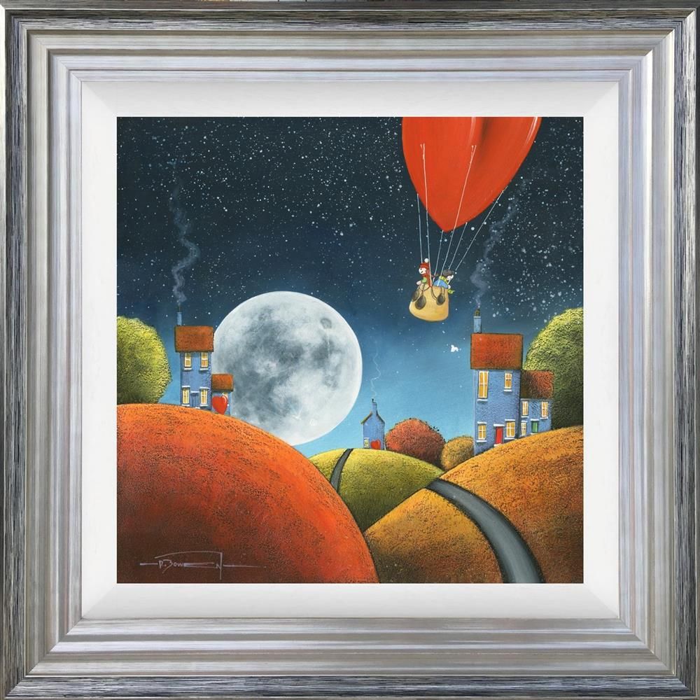 Fly Me To The Moon By Dale Bowen (Signed Limited Edition on Canvas) - TheArtistsQuarter