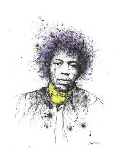 Hendrix By Scott Tetlow Limited Edition - TheArtistsQuarter