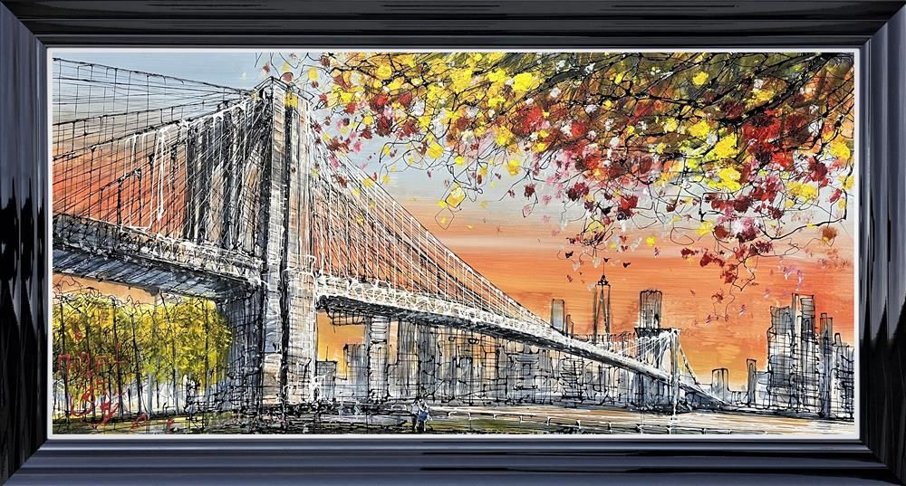 Sunrise Over Manhattan By Nigel Cooke (Signed Limited Edition on Canvas) - TheArtistsQuarter