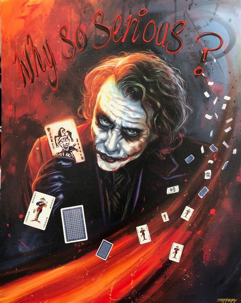 Why So Serious The Joker By Ben Jeffrey (Limited Edition) - TheArtistsQuarter