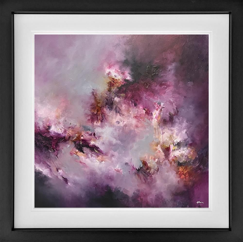 Damson Flame By Alison Johnson (Signed Limited Edition on Canvas) - TheArtistsQuarter