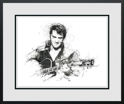 The King Of Rock & Roll Elvis By Scott Tetlow Limited Edition - TheArtistsQuarter