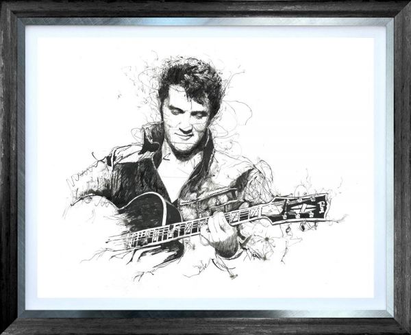 The King Of Rock & Roll Elvis Deluxe By Scott Tetlow Limited Edition - TheArtistsQuarter