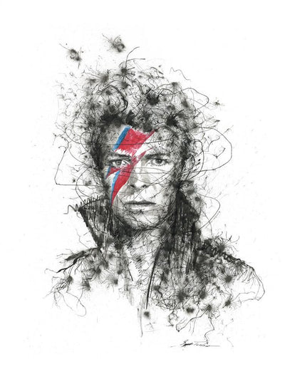 Stardust David Bowie Paper By Scott Tetlow Limited Edition - TheArtistsQuarter