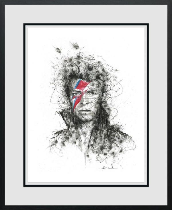 Stardust David Bowie Paper By Scott Tetlow Limited Edition - TheArtistsQuarter