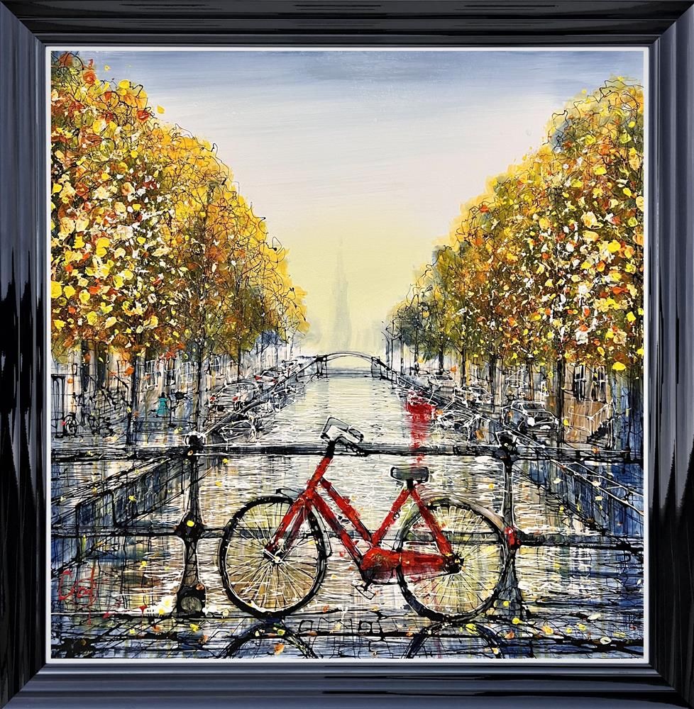 Exploring Amsterdam By Nigel Cooke (Signed Limited Edition on Canvas) - TheArtistsQuarter