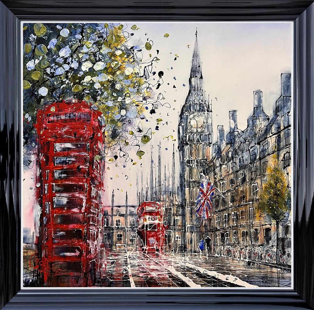 Calling Westminster By Nigel Cooke (Signed Limited Edition on Canvas) - TheArtistsQuarter