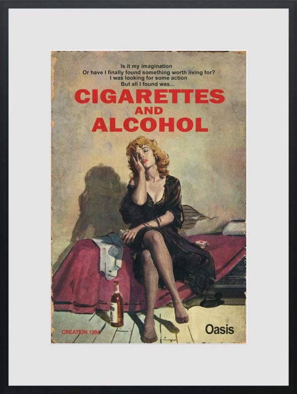 Cigarettes & Alcohol By Linda Charles - TheArtistsQuarter