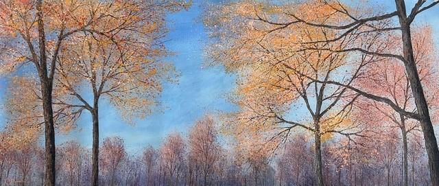 Radiant Autumn Day By Chris Bourne Original - TheArtistsQuarter