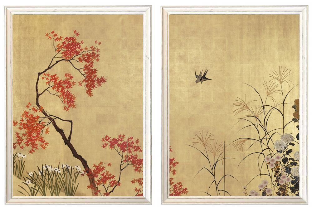 Japanese Blossom -Shibata Zeshine Set of 2 Prints - TheArtistsQuarter