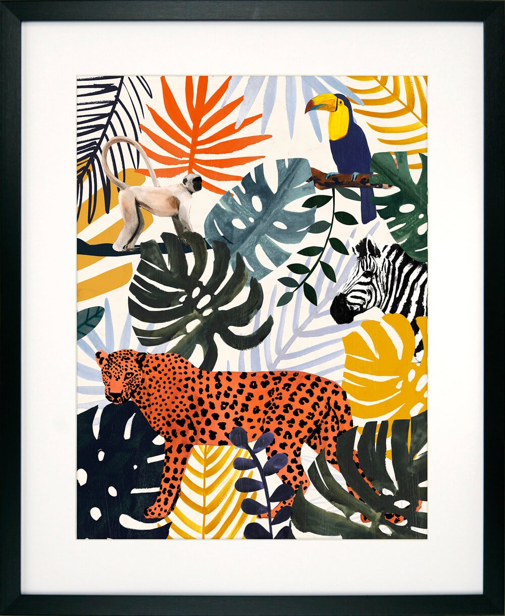 Jungle Jumble II By Victoria Borges - TheArtistsQuarter