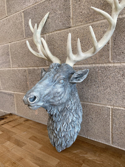 Large Stag Head Stone Effect - TheArtistsQuarter