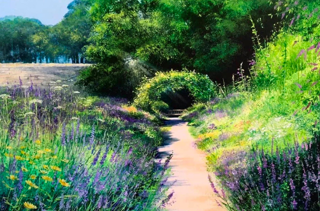 Lavender Walk By Heather Howe Limited Edition - TheArtistsQuarter