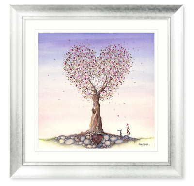 Love Tree Large By Catherine Stephenson (82cm X 82cm) - TheArtistsQuarter