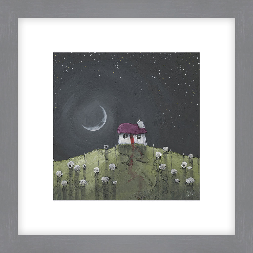 Moonlit House By Geoff Beckett *EXCLUSIVE* - TheArtistsQuarter