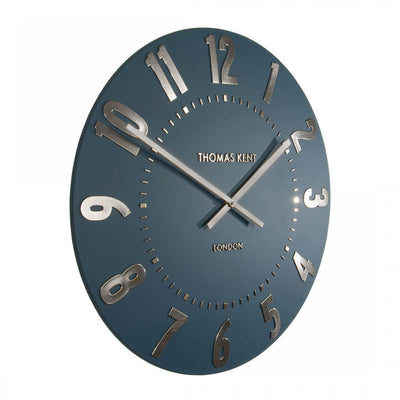 Thomas Kent London. Mulberry Wall Clock 20" (51cm) Midnight Blue - TheArtistsQuarter