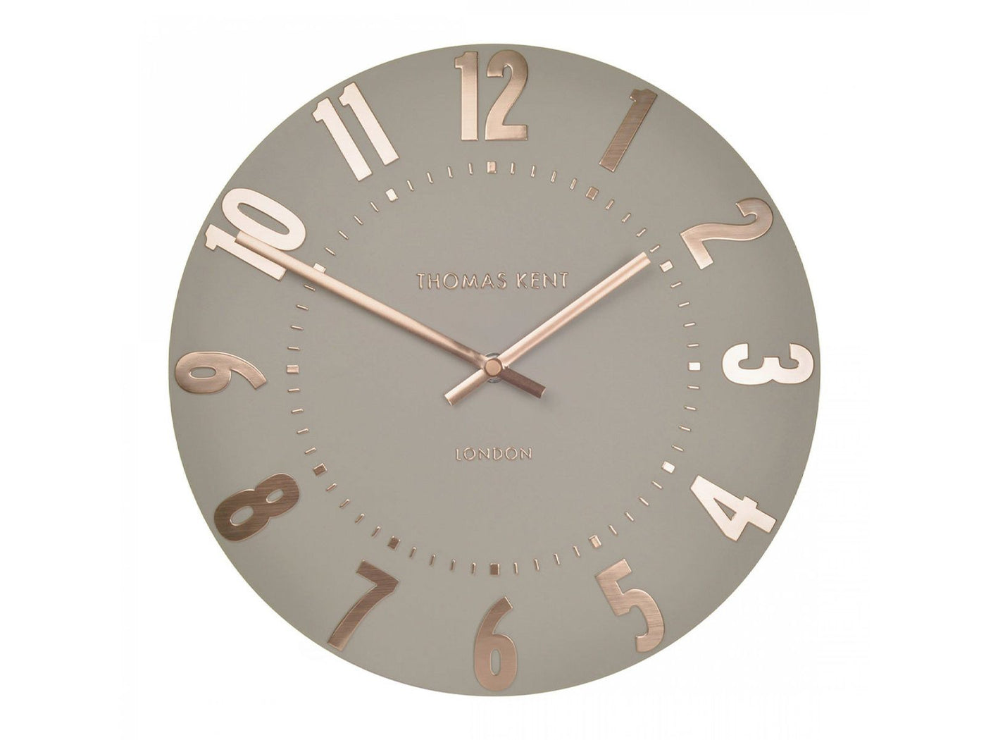 Mulberry 20" Wall Clock Rose Gold by Thomas Kent - TheArtistsQuarter