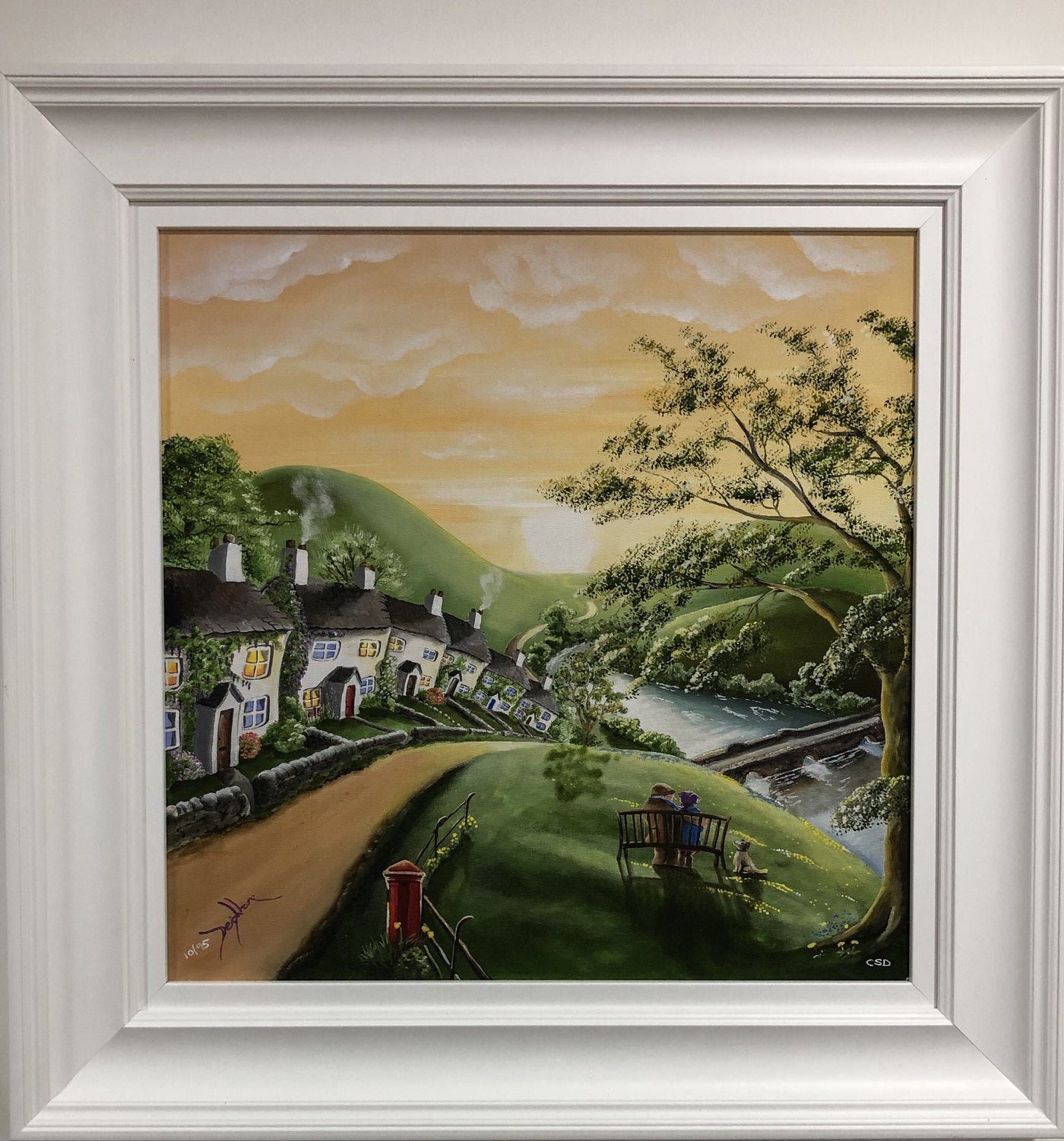Our Quiet Place By Caroline Deighton Limited Edition Framed Canvas - TheArtistsQuarter