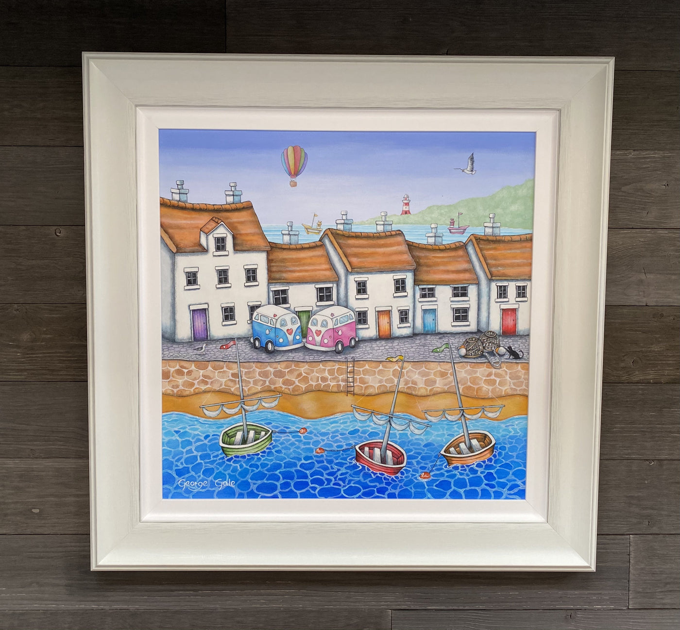 Seaside Rendezvous By George Gale Original Painting - TheArtistsQuarter