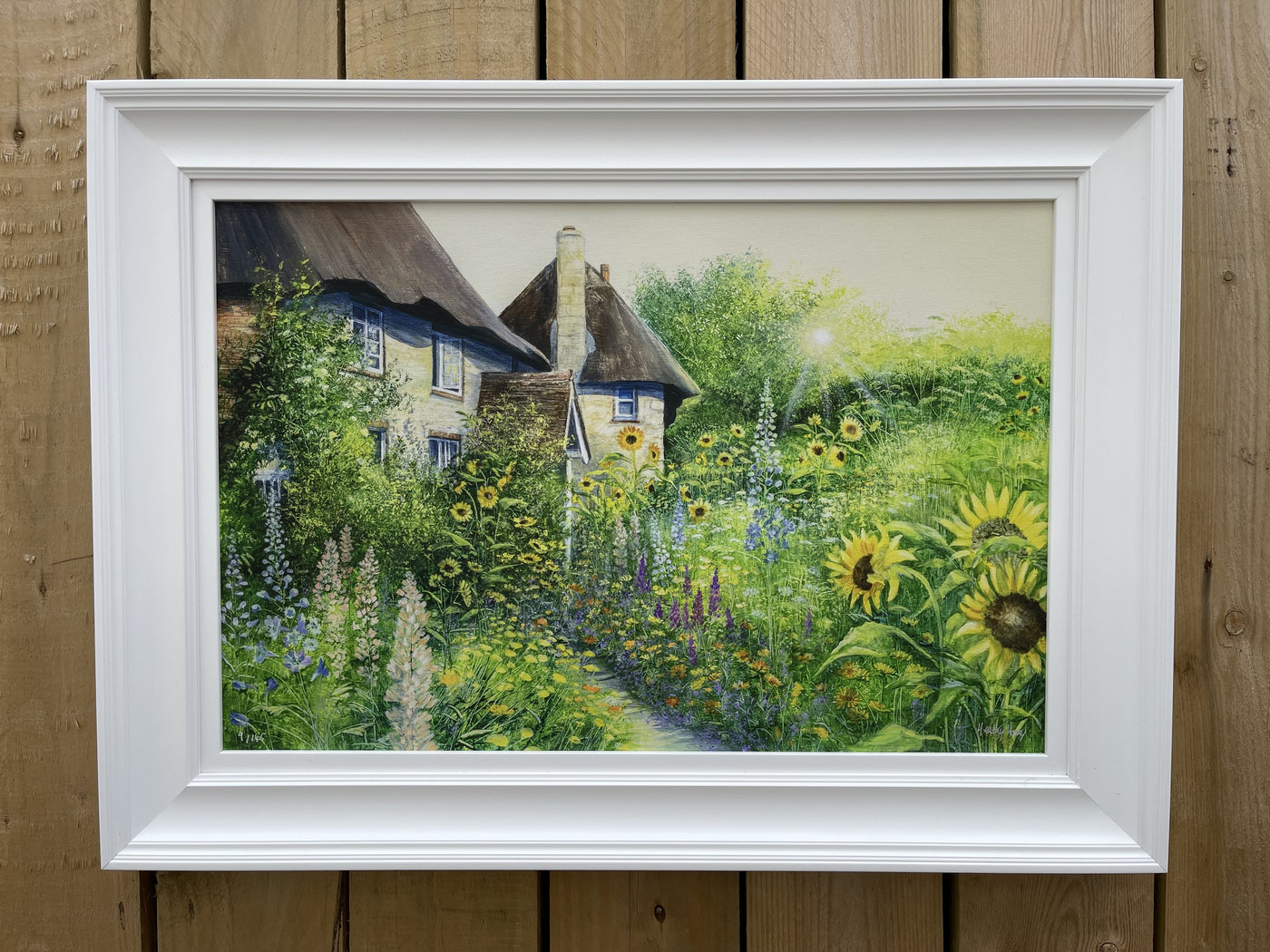 Sunflower Cottages By Heather Howe Limited Edition - TheArtistsQuarter