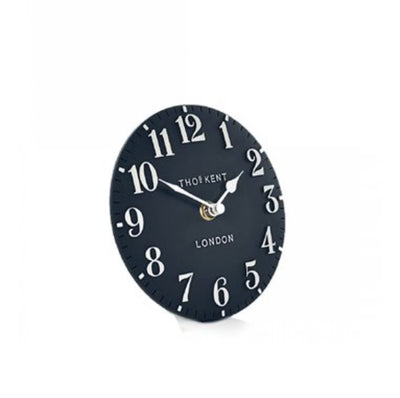 Thomas Kent 6" Arabic Mantel Clock Ink - TheArtistsQuarter