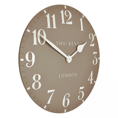 Thomas Kent Arabic Wall Clock 20" (51cm) Clay - TheArtistsQuarter