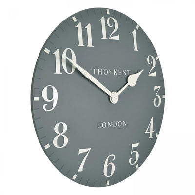Thomas Kent Arabic Wall Clock 20" (51cm) Flax Blue - TheArtistsQuarter