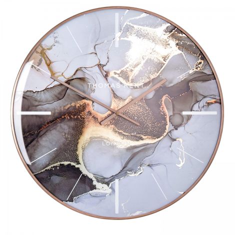 Thomas Kent London. Oyster Grand Wall Clock Copper  26" (66cm) *STOCK DUE* - TheArtistsQuarter